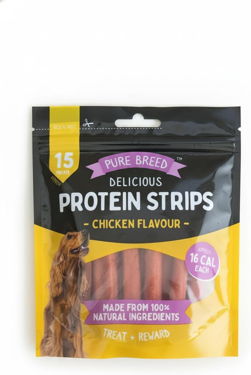 Premium Chicken Fillets for Dogs 170 G – Natural Dried Treats for Dogs, High Protein & Grain Free Dog Fillets – Healthy Dog Food Dry Snack for Training & Rewards (Chicken)