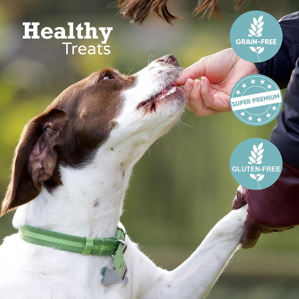 Pet Products Natural Air Dried Dog Treats | Dried Fresh Turkey | Grain Free Healthy Training Chews for Dogs | 3 X 150G