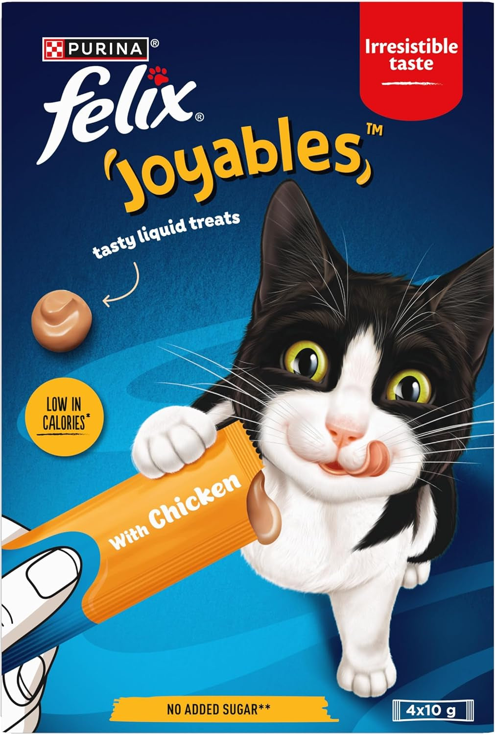 Joyables Chicken Liquid Cat Treat 4X10G