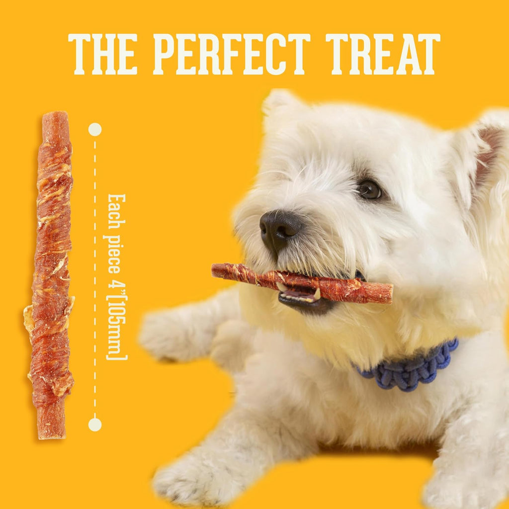 Dog Treats with Carrots, 3 Pack*320G Rawhide Free Dog Chews, Low in Fat and Hign in Protein, Pure Natural Ingredients