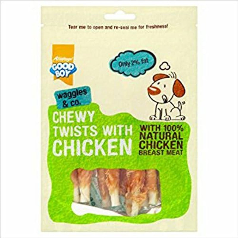 Dog Treats,  Selection, Chicken Flavour Variety Pack, 4 Different Packs of Treats