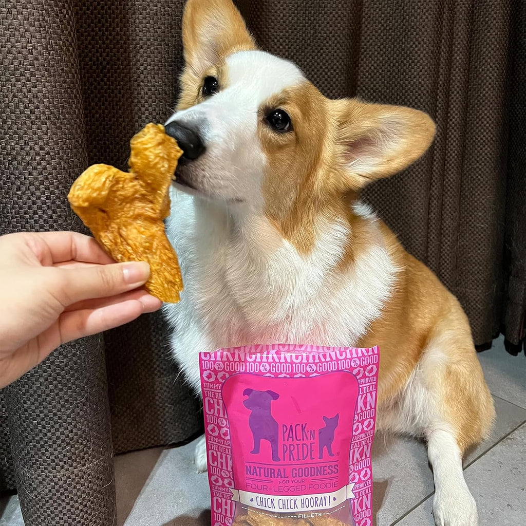 Dog Treats, 3X100G Freeze-Dried Chicken Dog Chews