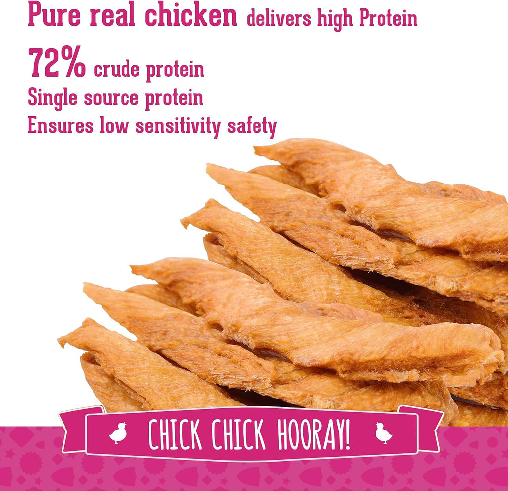 Dog Treats, 3X100G Freeze-Dried Chicken Dog Chews