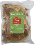 Moon Bones for Dogs Natural Dog Chews, 1Kg – Gluten Free Dog Treats Beef Bones & Cartilage Jerky for Dogs