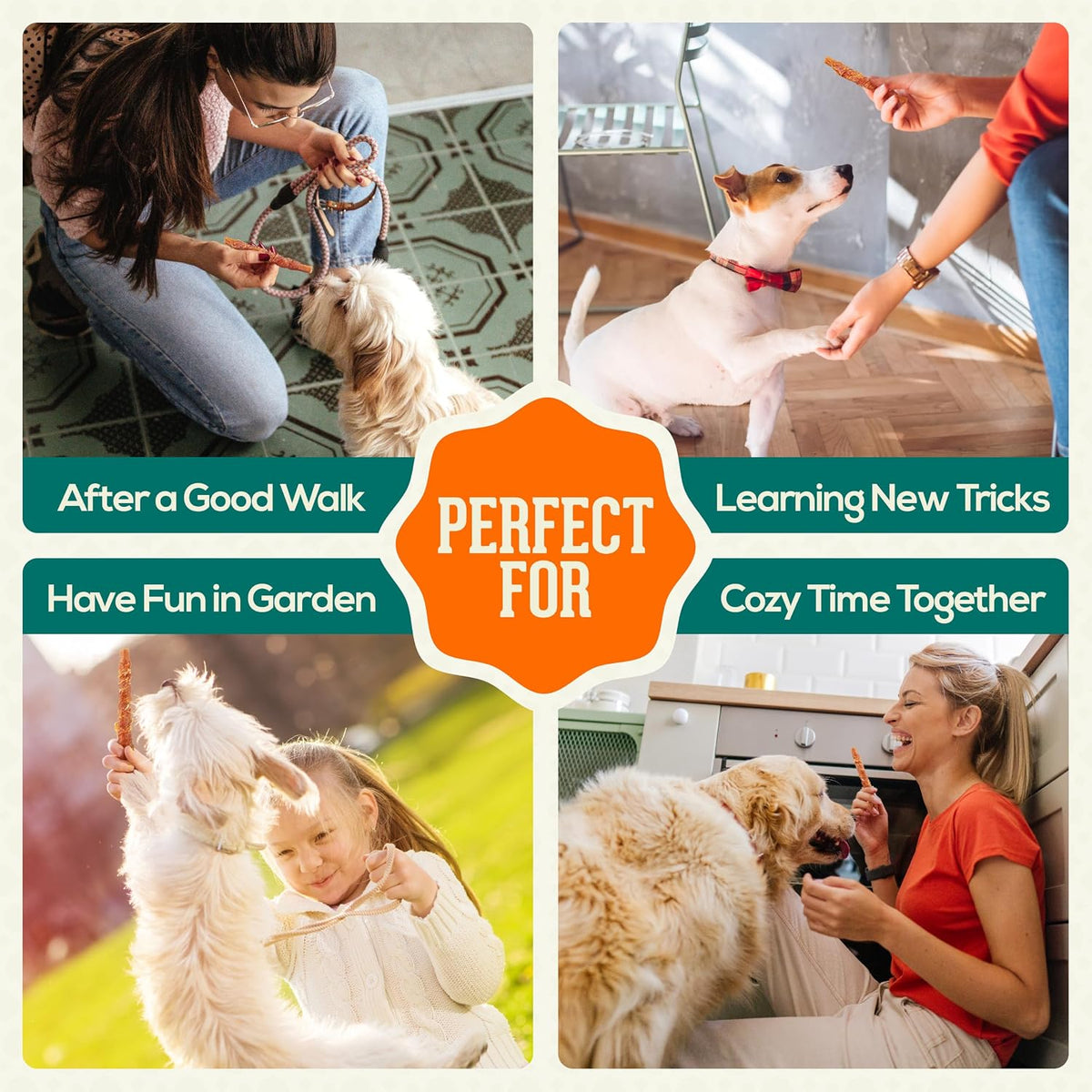 Dog Treats with Carrots, 1 Pack*320G Rawhide Free Dog Chews with Chicken Breast Meat, Low-Fat, High in Protein