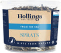 HOLLINGS SPRATS DOG TREATS 100% NATURAL FISH AIR DRIED DOG TREATS 500G TUB