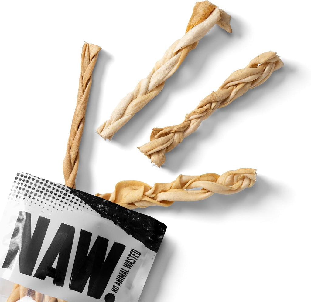 Lamb Braids for Dogs, 240G (2 Packs of 120G). Premium Braided Lamb Dog Chews Made from 100% Natural Lamb to Support Healthy Dental Hygiene