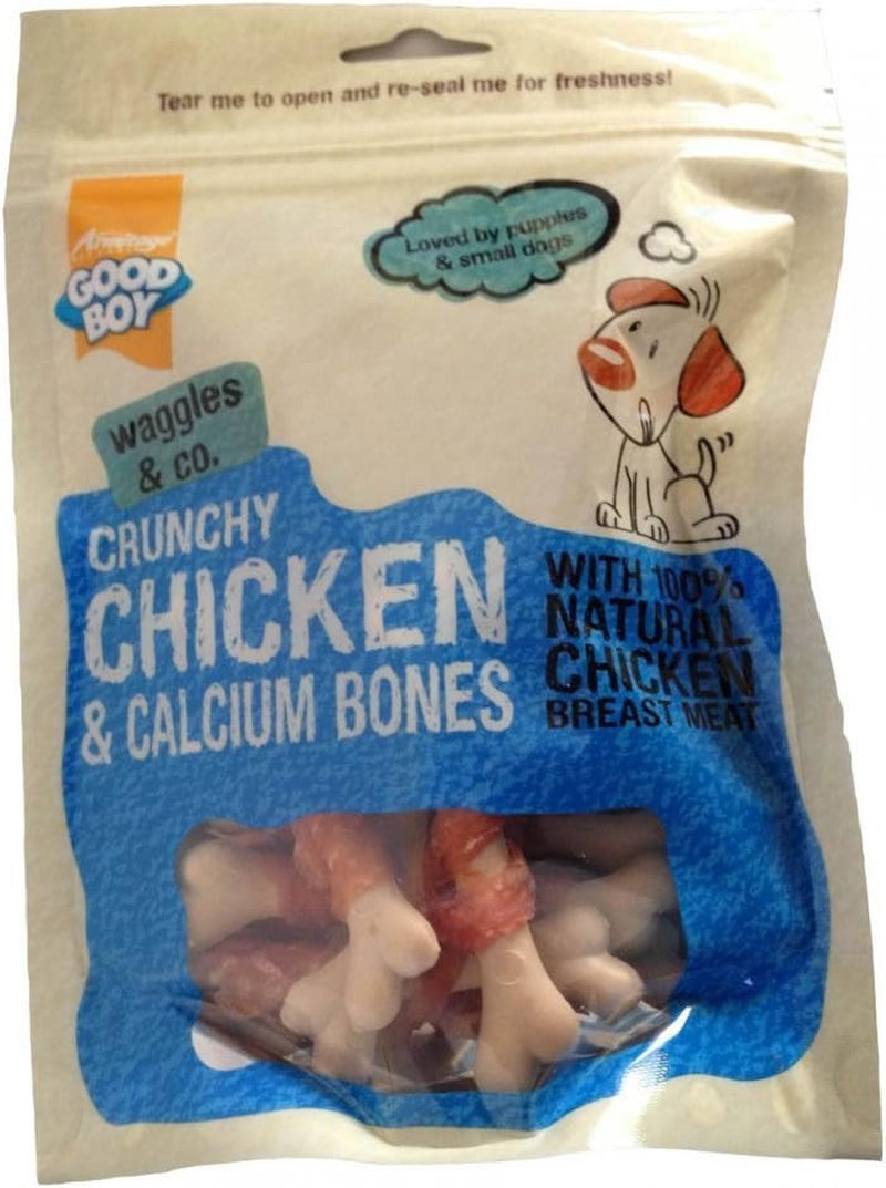 Dog Treats,  Selection, Chicken Flavour Variety Pack, 4 Different Packs of Treats
