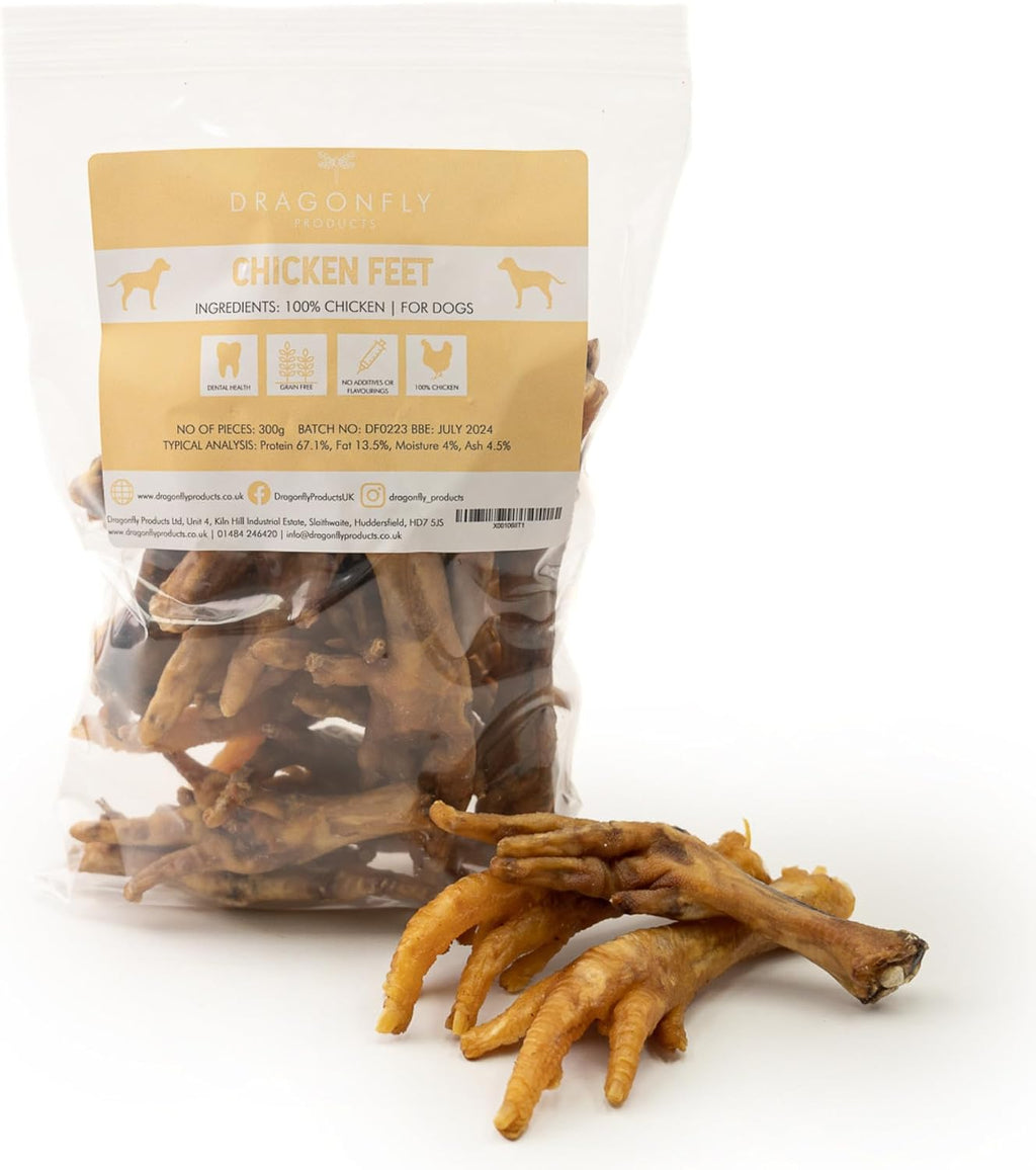 Chicken Feet for Dogs, Air-Dried Grain Free Dental Chew