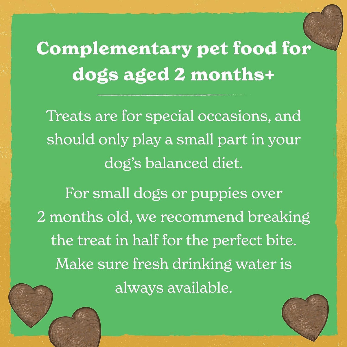 Meaty Bites (4 X 70G Bags) - Hypoallergenic & Grain Free Dog Treats with Chicken & Apple, Natural Dog Treats with 75% Chicken, Resealable Bags