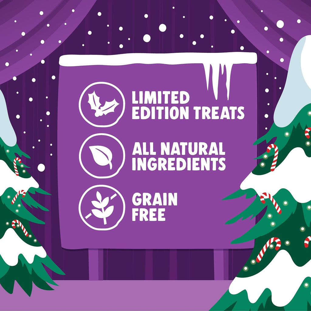 All Natural Dog Treats - Crimbo Crackers - Turkey & Stuffing Dog Treats (6 X 90G)