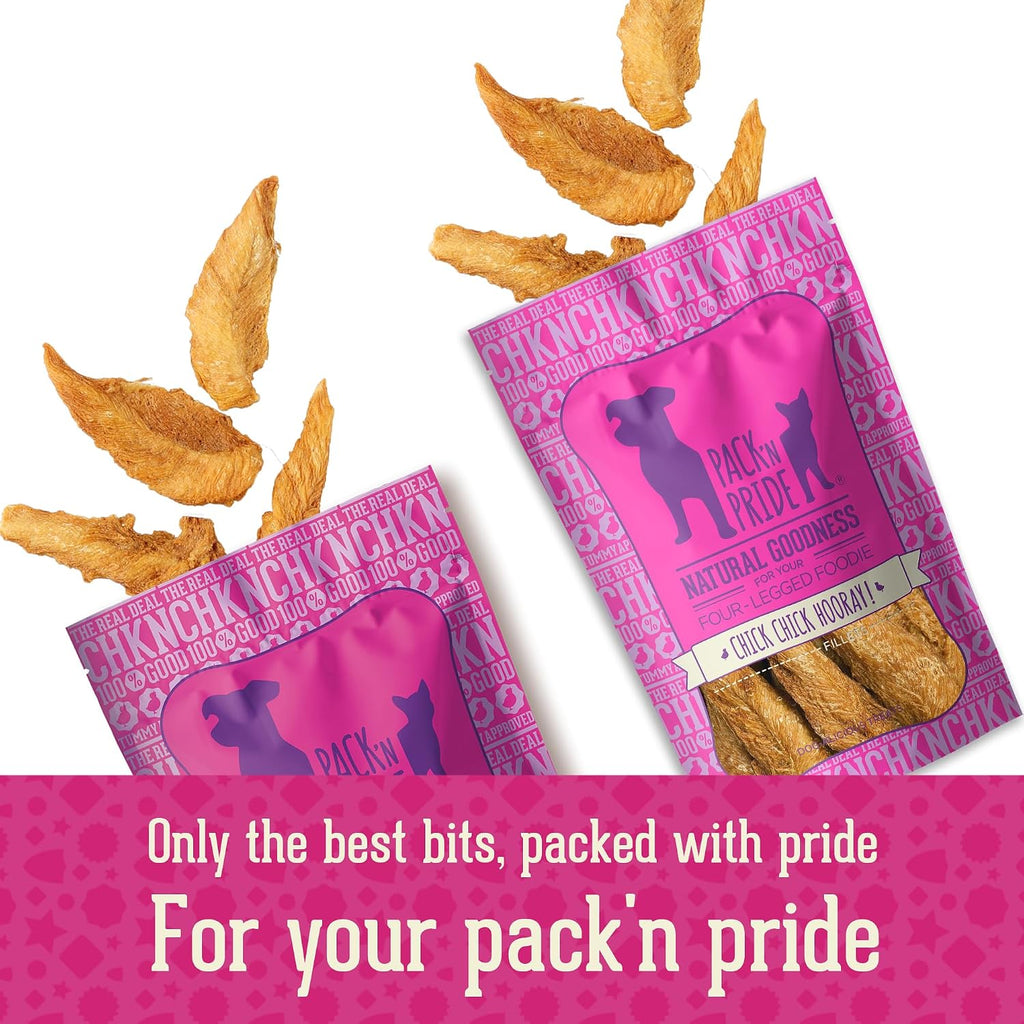 Dog Treats, 3X100G Freeze-Dried Chicken Dog Chews