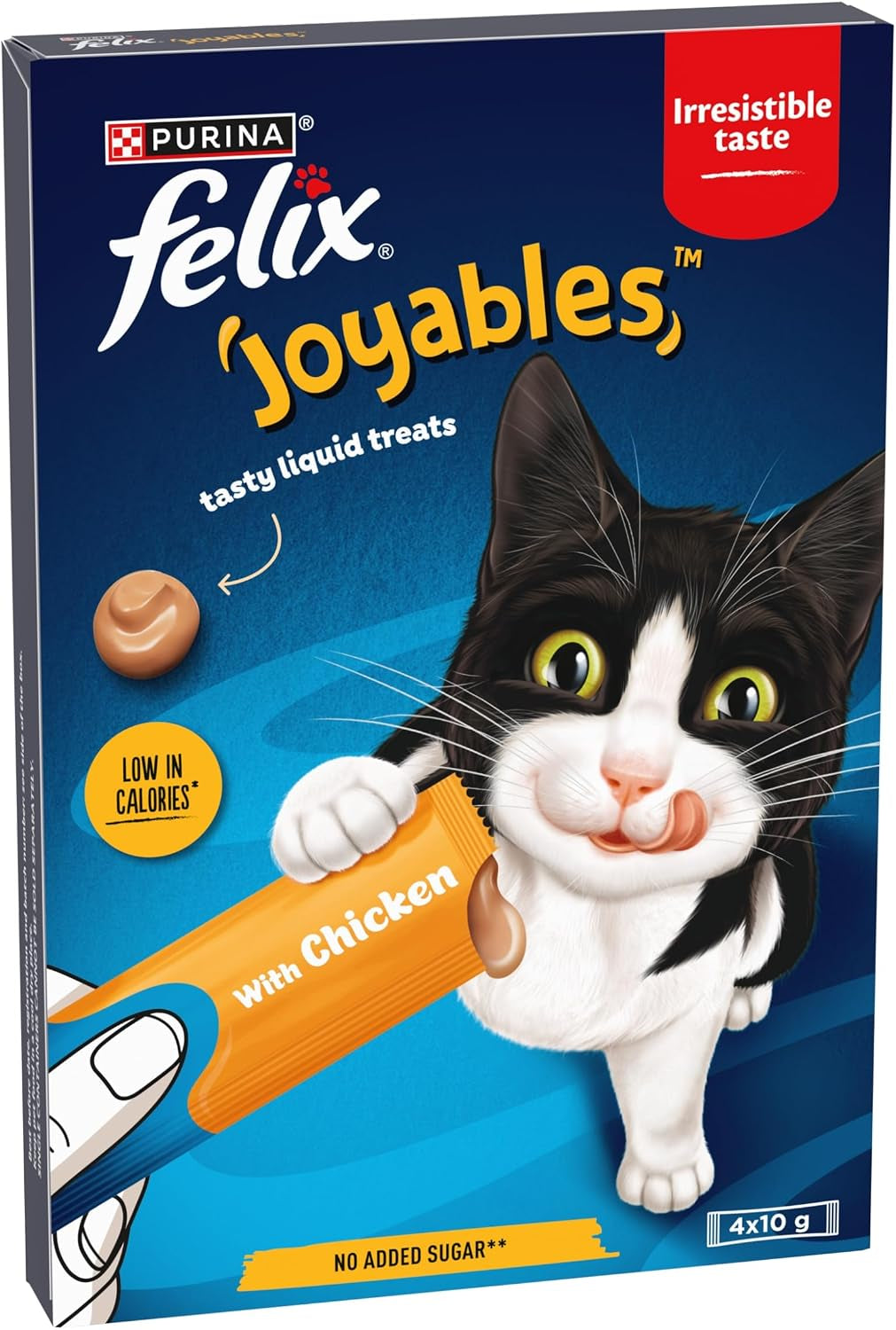 Joyables Chicken Liquid Cat Treat 4X10G