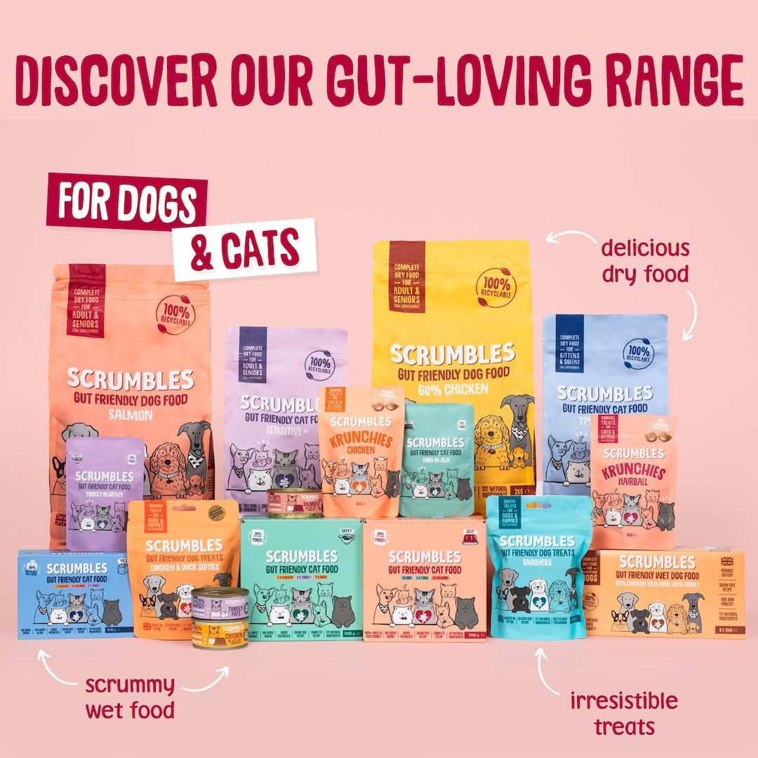 Anti-Hairball Krunchies Cat Treats 60G (Pack of 4)