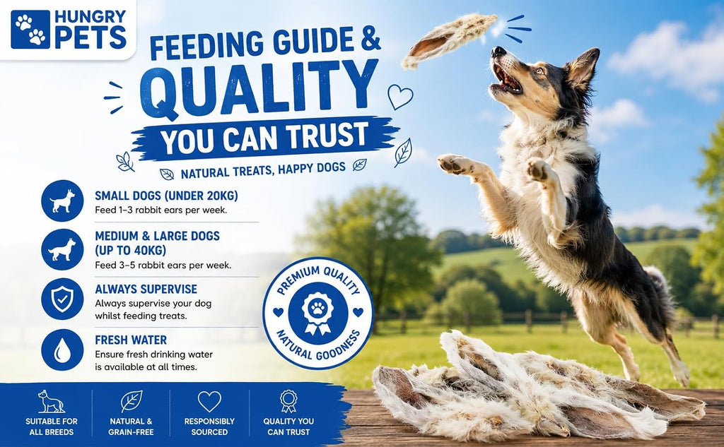 Premium Natural Dog Treat (200G, Rabbit Ears)