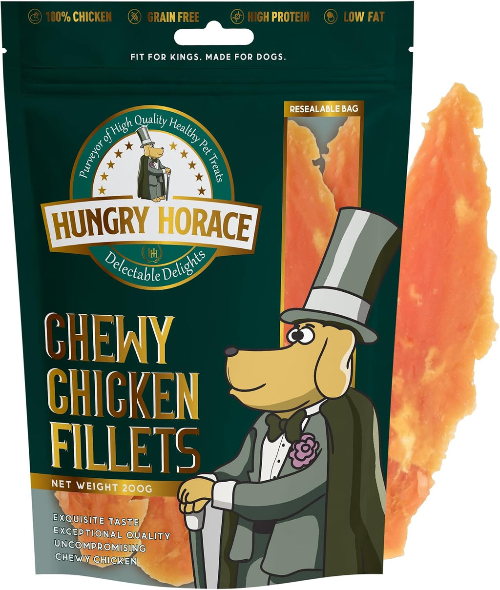 Chewy Chicken Fillets Dog Treats, 200G