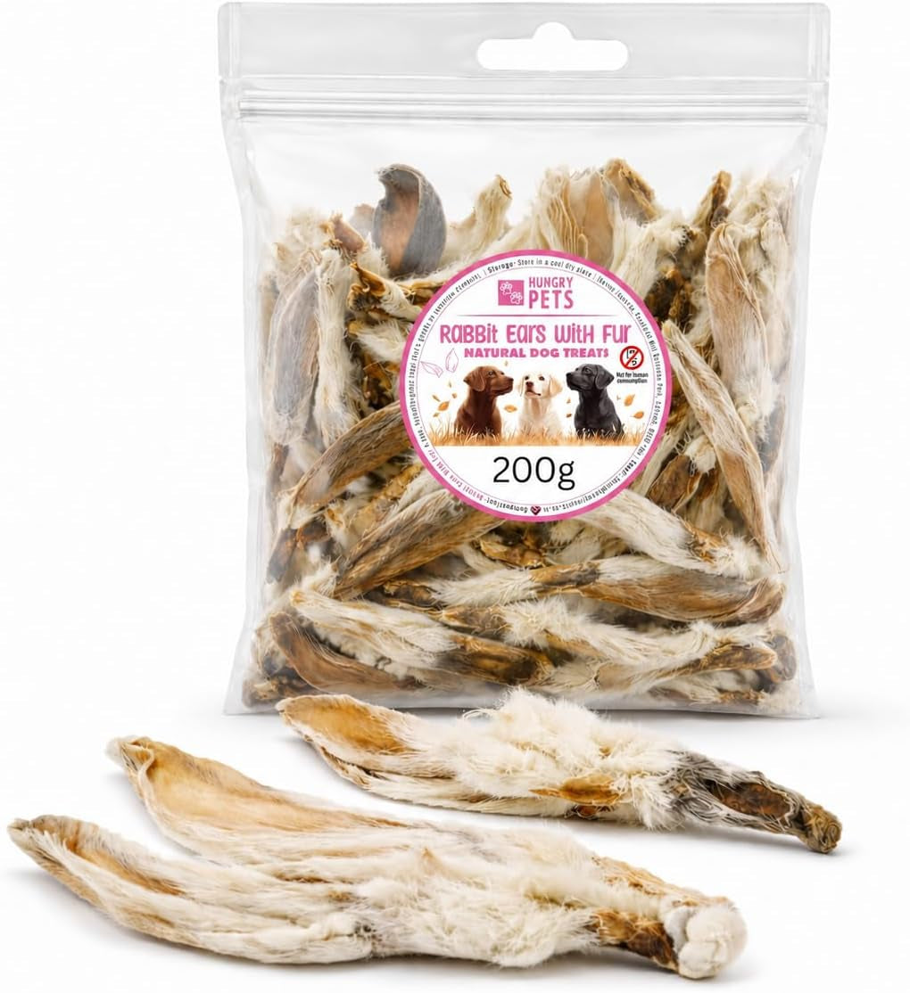 Premium Natural Dog Treat (200G, Rabbit Ears)